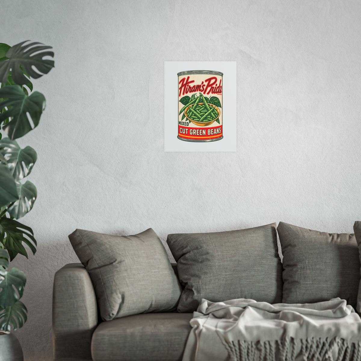 Hiram’s Pride Green Bean Print