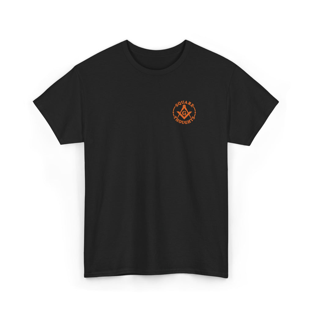 Square Thoughts Black Tee