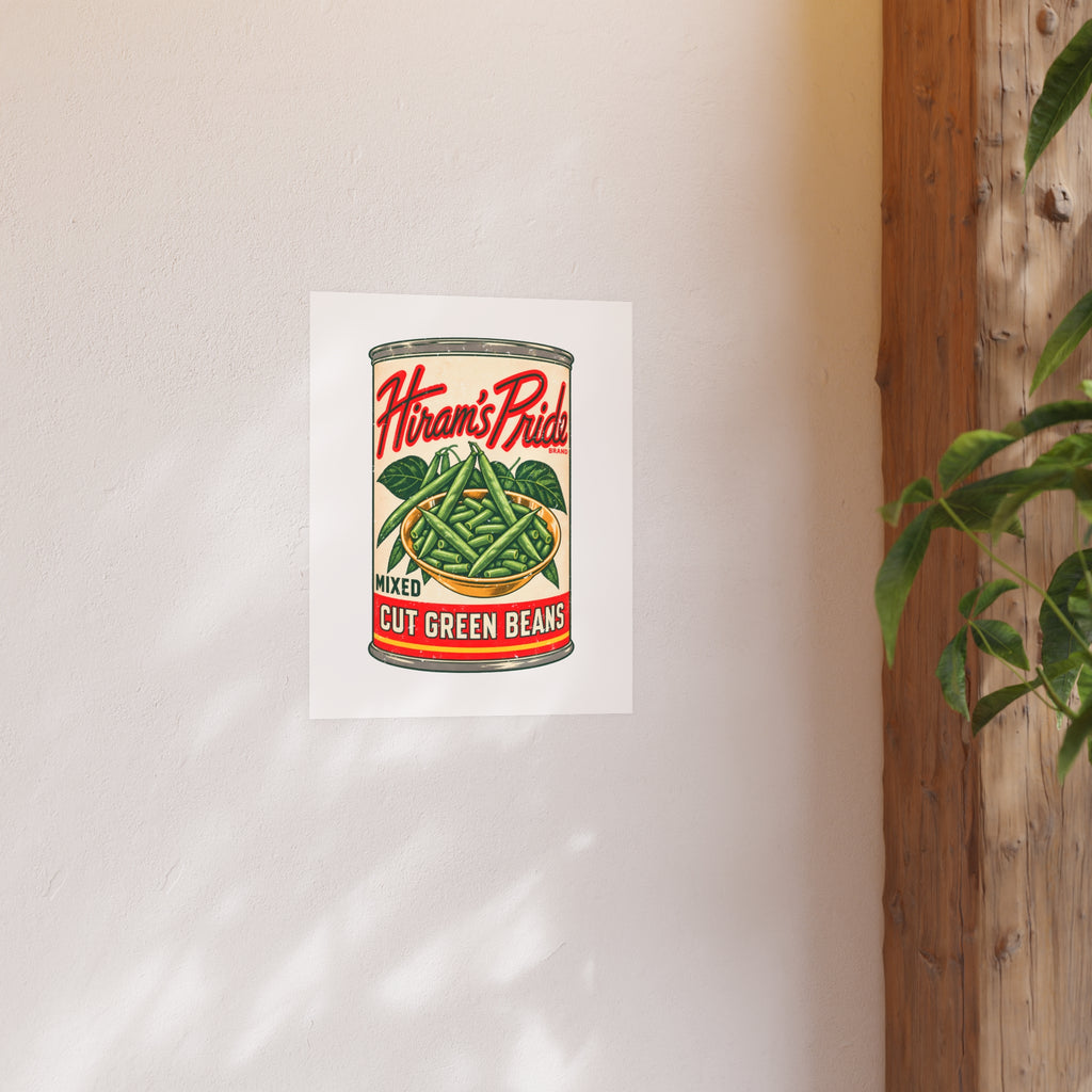 Hiram’s Pride Green Bean Print