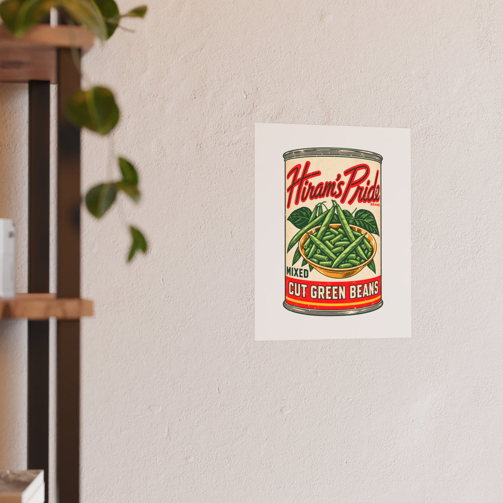 Hiram’s Pride Green Bean Print