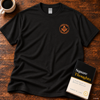 Square Thoughts Black Tee