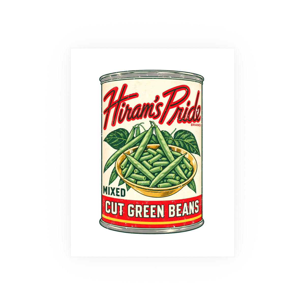 Hiram’s Pride Green Bean Print