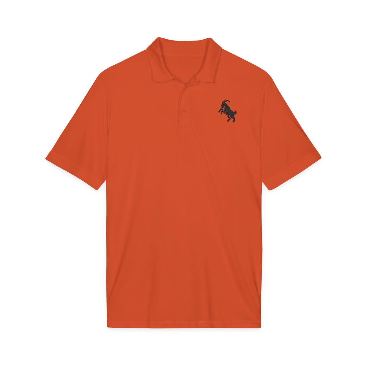 Plain Goat | Orange Performance Polo