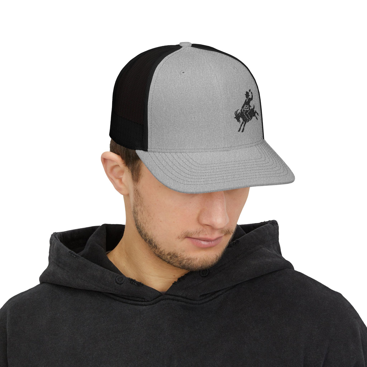 Riding the Goat | Heather Grey & Black Richardson 112 Hat