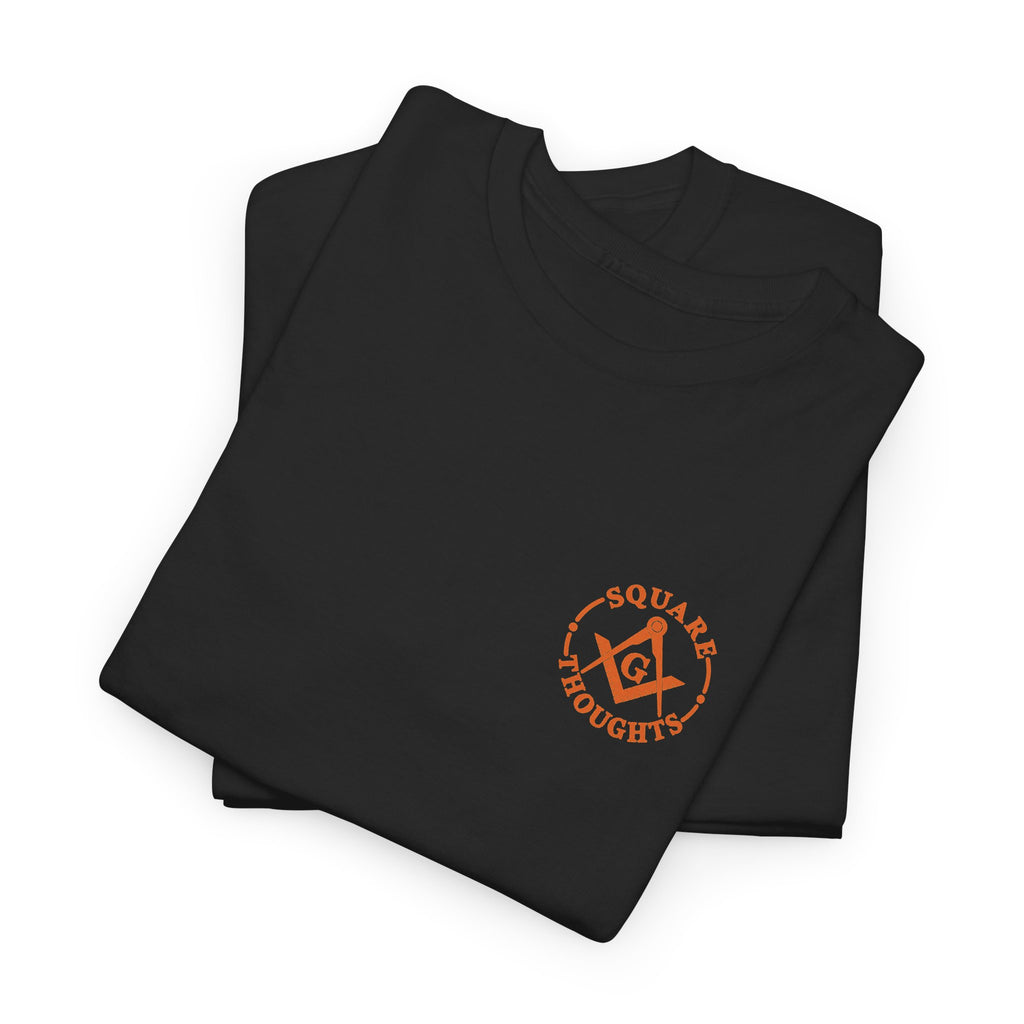 Square Thoughts Black Tee