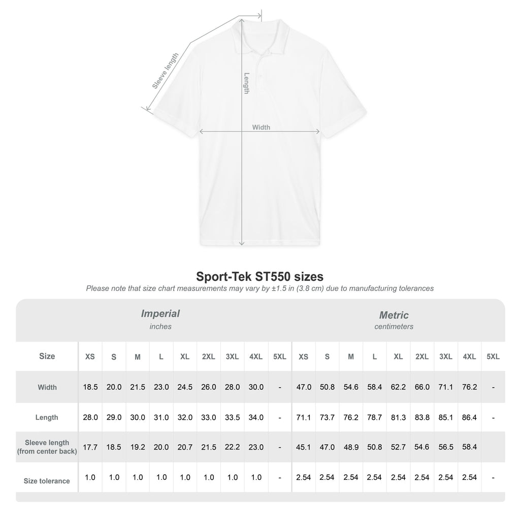Plain Goat | Orange Performance Polo