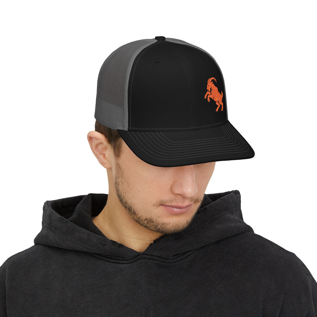 Plain Goat | Black & Charcoal Richardson 112 Hat