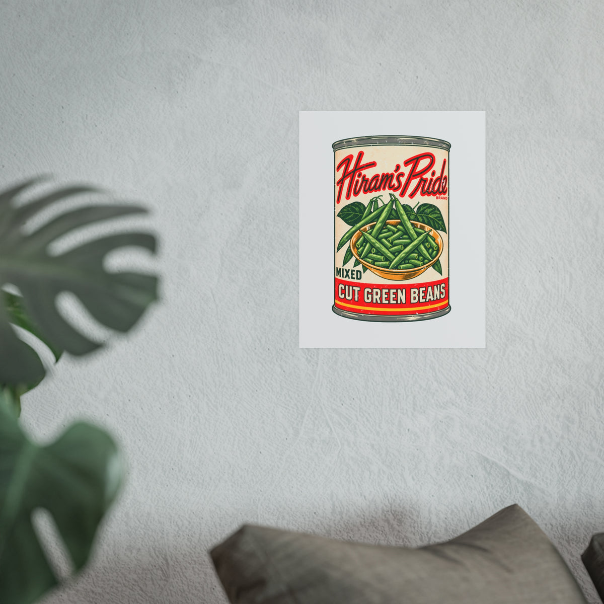 Hiram’s Pride Green Bean Print
