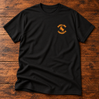 Square Thoughts Goat Emblem | Black Tee